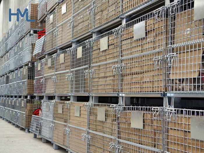 Collapsible Wire Mesh Containers